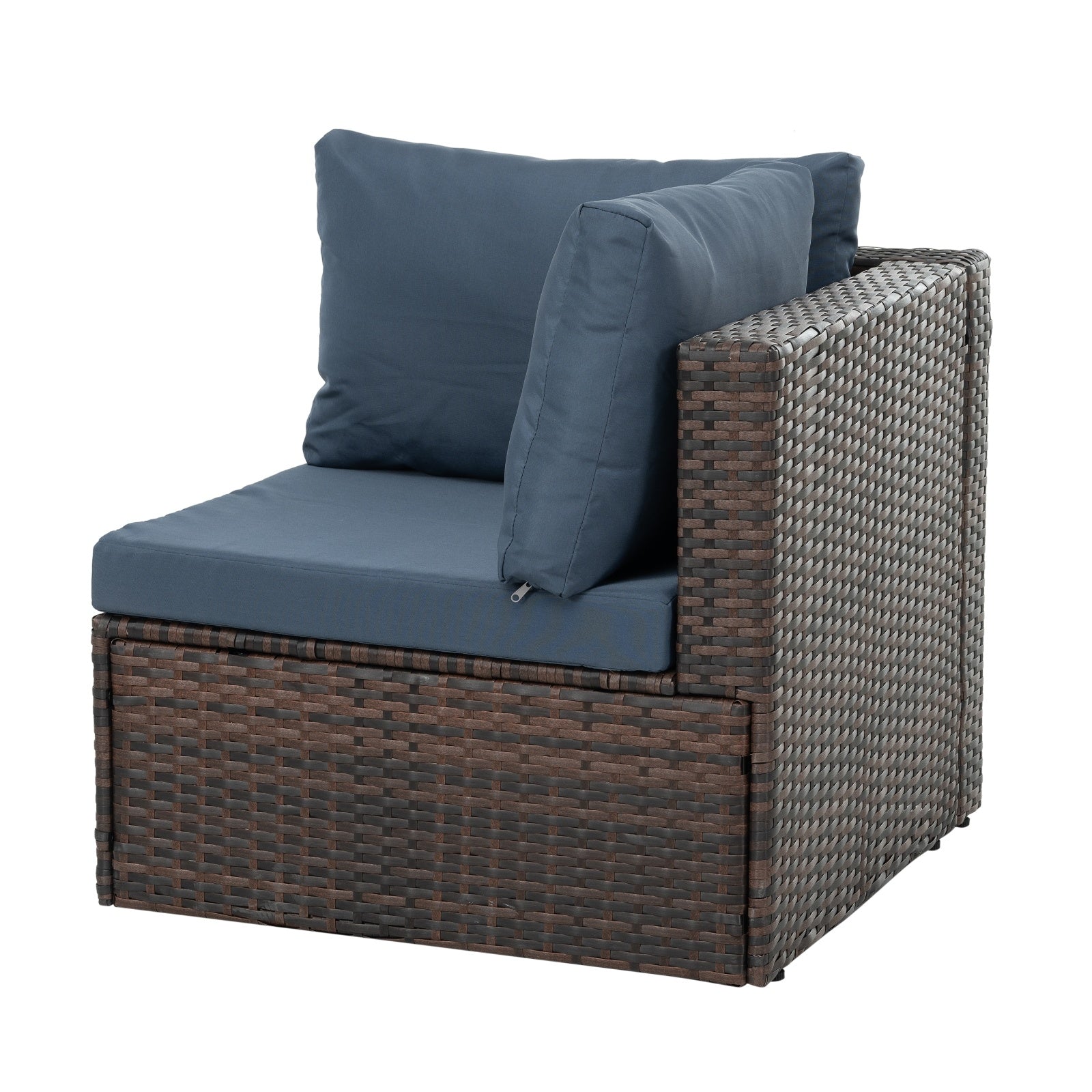 Patio Furniture, Outdoor Furniture, Seasonal PE Wicker Furniture, 5 Set Wicker Furniture With Temper - Outdoor Chilling