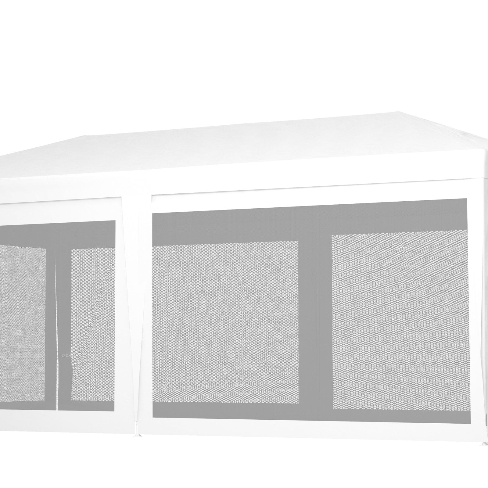 Outsunny 10' X 20' Party Tent, Outdoor Wedding Canopy & Gazebo With 6 Removable Sidewalls - Outdoor Chilling