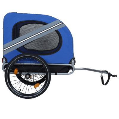 Large Folding Bike Trailer For Dogs 120LB Capacity All-Terrain Pet Carrier, Durable Steel Frame For Cycling, Jogging, Camping Outdoor Adventures - Outdoor Chilling