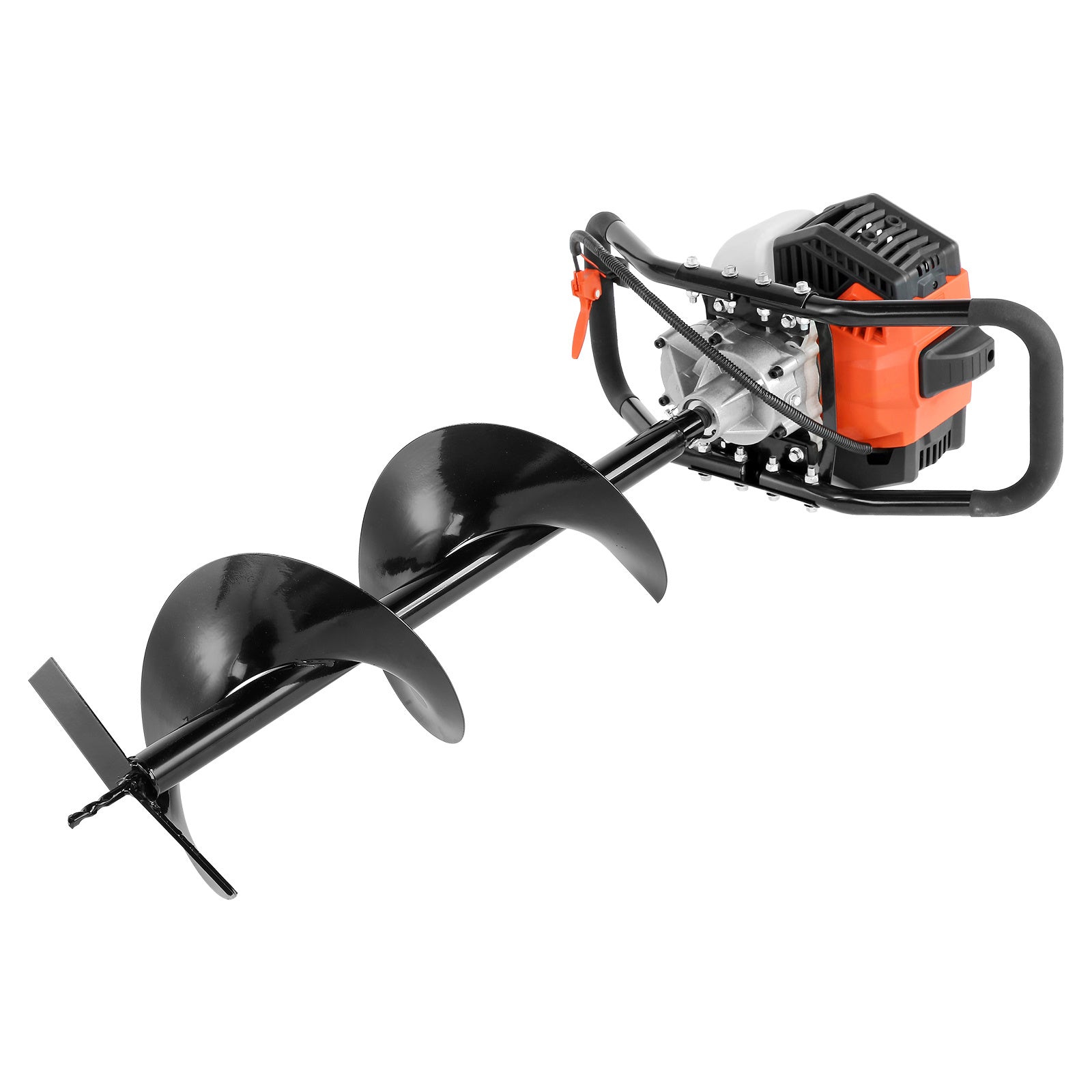 VEVOR Post Hole Digger, 52cc 1450W Auger Post Hole Digger, Gas Powered Earth Digger With Two Earth Auger Drill Bit3 Extension Rods, For Farmland, Garden And Plant, EPA Certification - Outdoor Chilling