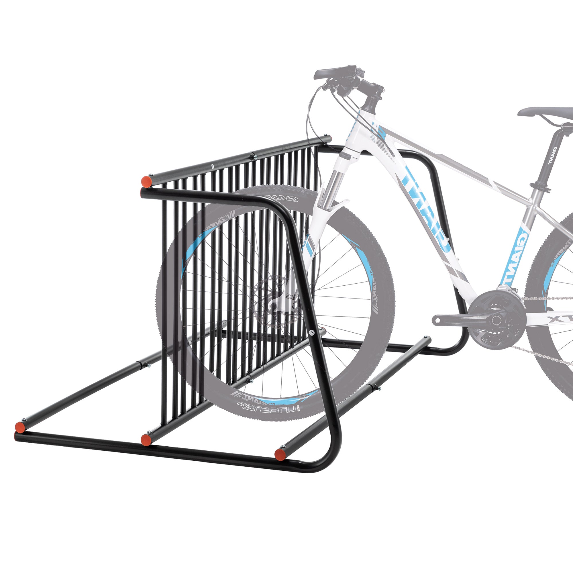 10-Bike Heavy-Duty Outdoor Bike Rack - Double-Sided Steel Storage Stand For Garages, Yards & Shops - Easy Assembly - Outdoor Chilling