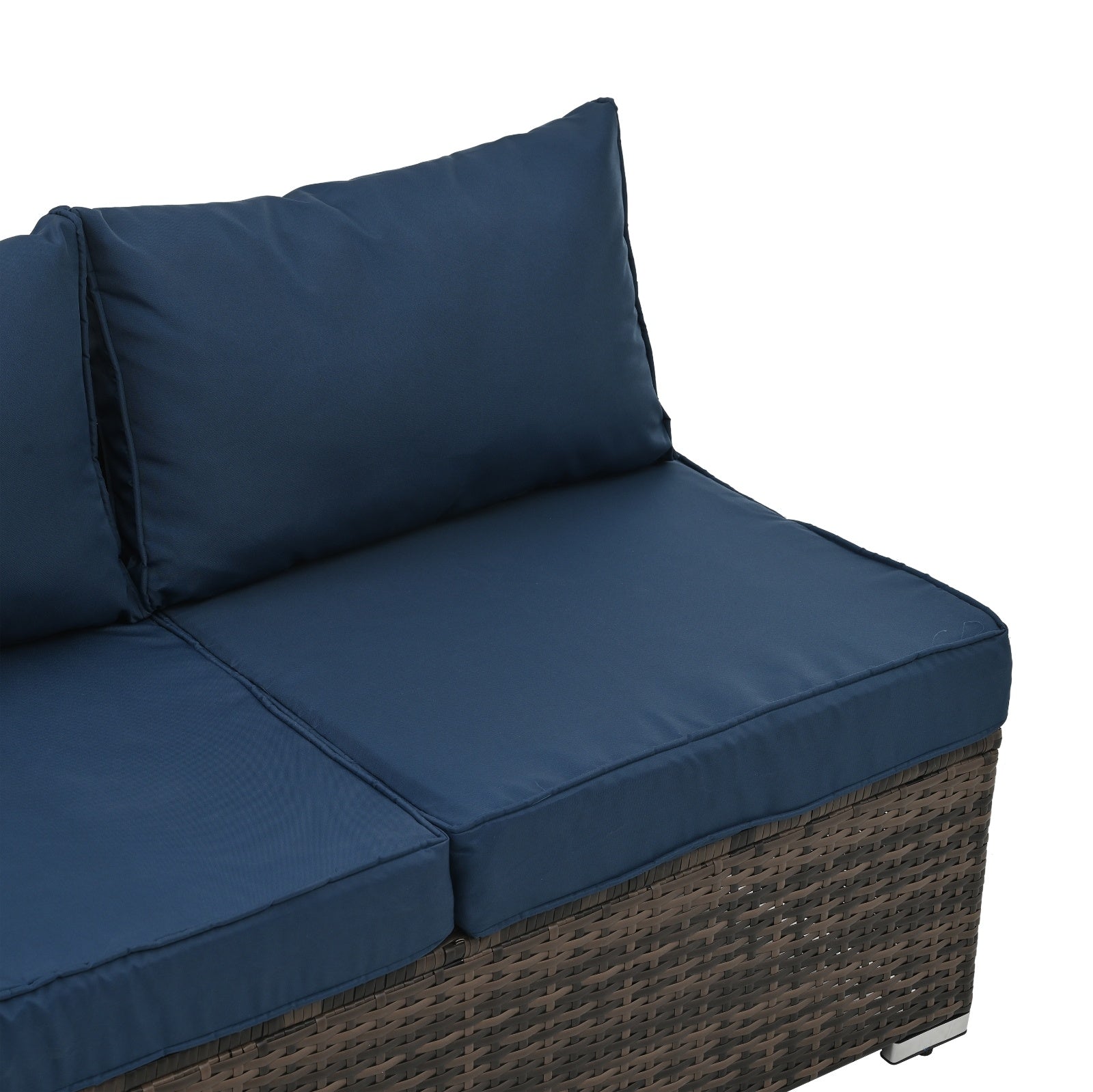 Patio Furniture, Outdoor Furniture, Seasonal PE Wicker Furniture, 4 Set Wicker Furniture With Temper - Outdoor Chilling