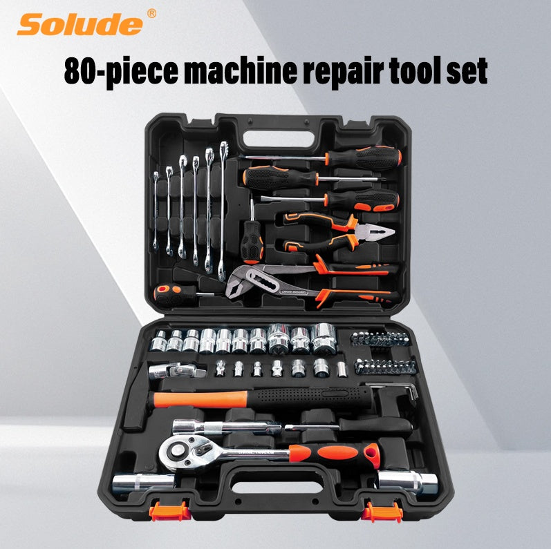 80 Piece Set Of Machine Repair Tools - Outdoor Chilling