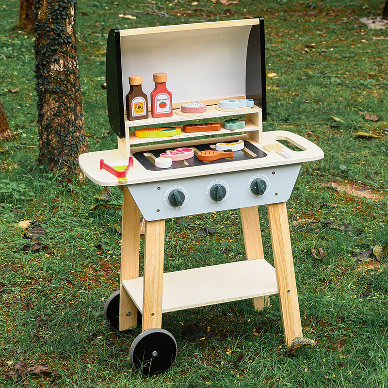 Baby Nordic Style Simulation Kitchen Barbecue Toys - Outdoor Chilling