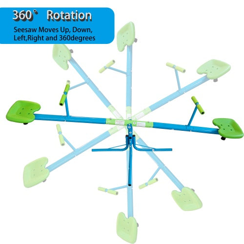 Upgraded Seesaw, Swivel 360 Degree Toddler Sitting And Rotating Seesaw, Outdoor Play Equipment For Kids In Backyard Playground - Outdoor Chilling