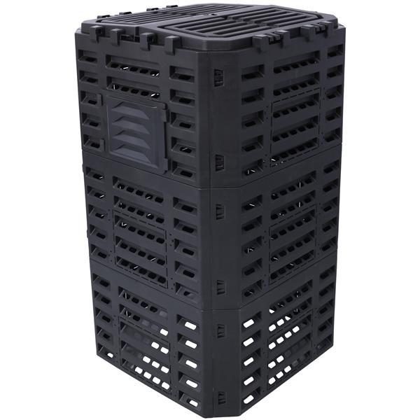 Garden Compost Bin Made From Recycled Plastic - 132 Gallons - Outdoor Chilling