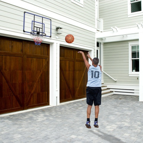 Wall-mounted Basketball Hoop, 45 X 29 Inches Shatterproof Back, Folding Hoop, Durable Hoop And All-weather Mesh For Indoor And Outdoor Use - Outdoor Chilling