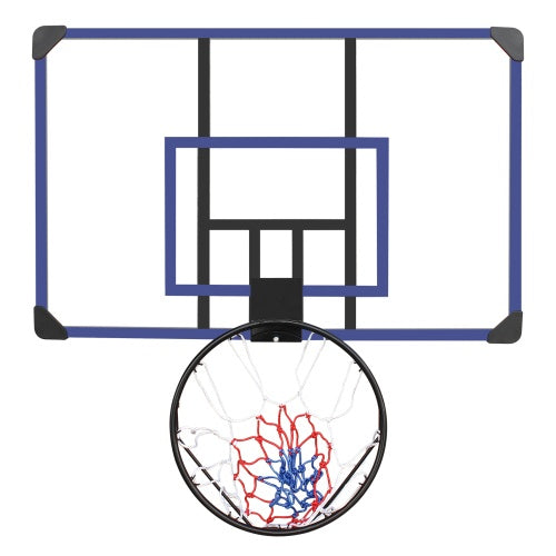 Wall-mounted Basketball Hoop, 45 X 29 Inches Shatterproof Back, Folding Hoop, Durable Hoop And All-weather Mesh For Indoor And Outdoor Use - Outdoor Chilling
