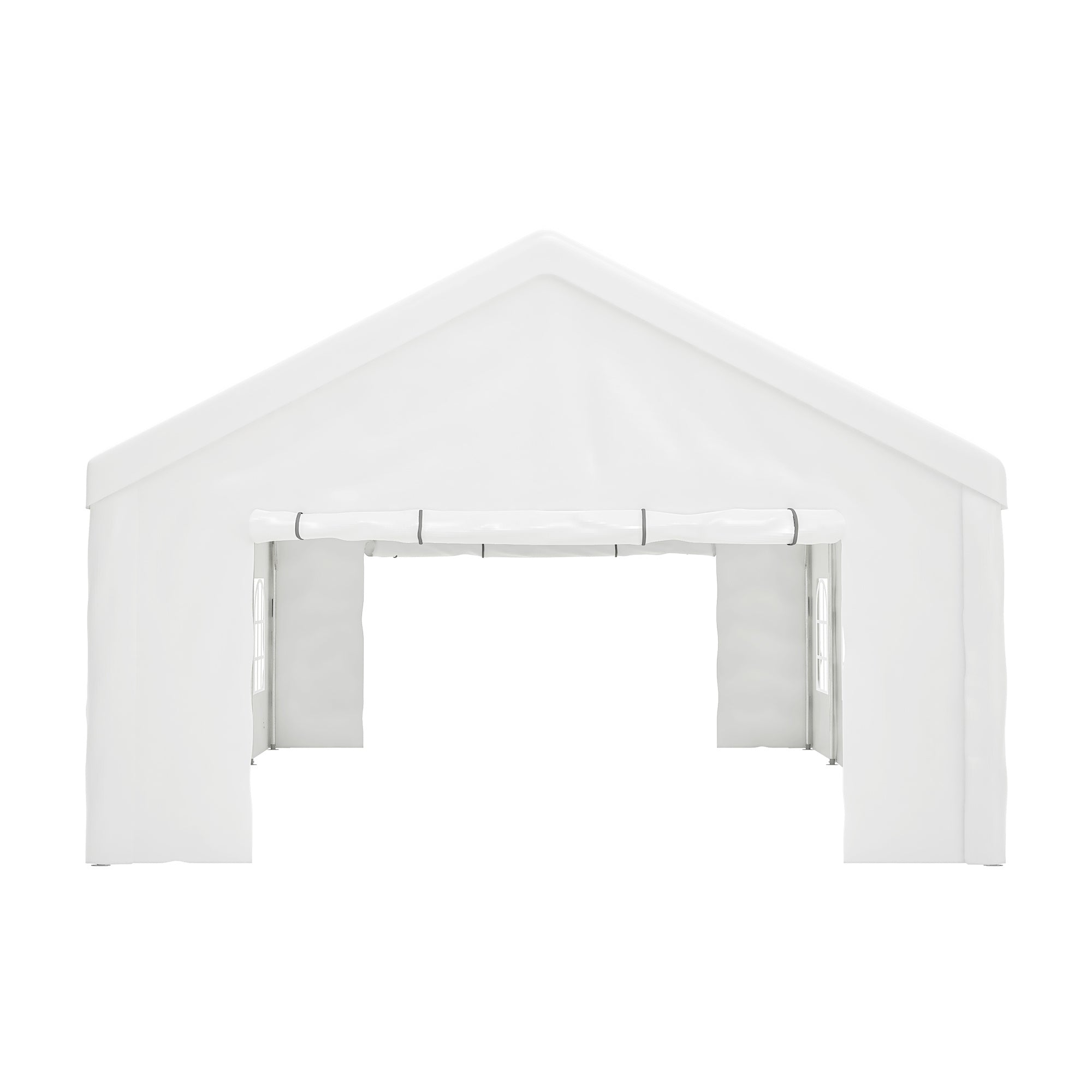 20x20FT Party Tent Heavy Duty, Large Wedding Event Shelters With 2 Storage Bags & Removable Sidewalls, Outdoor Canopy Gazebo Commercial Tents For Parties Carport Camping Garden Patio - Outdoor Chilling
