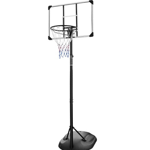 Portable Basketball Hoop System Stand Height Adjustable 7.5ft - 9.2ft With 32 Inch Backboard And Wheels For Youth Adults Indoor Outdoor Basketball Goal - Outdoor Chilling