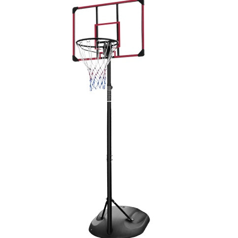 Portable Basketball Hoop System Stand Height Adjustable 7.5ft - 9.2ft With 32 Inch Backboard And Wheels For Youth Adults Indoor Outdoor Basketball Goal - Outdoor Chilling