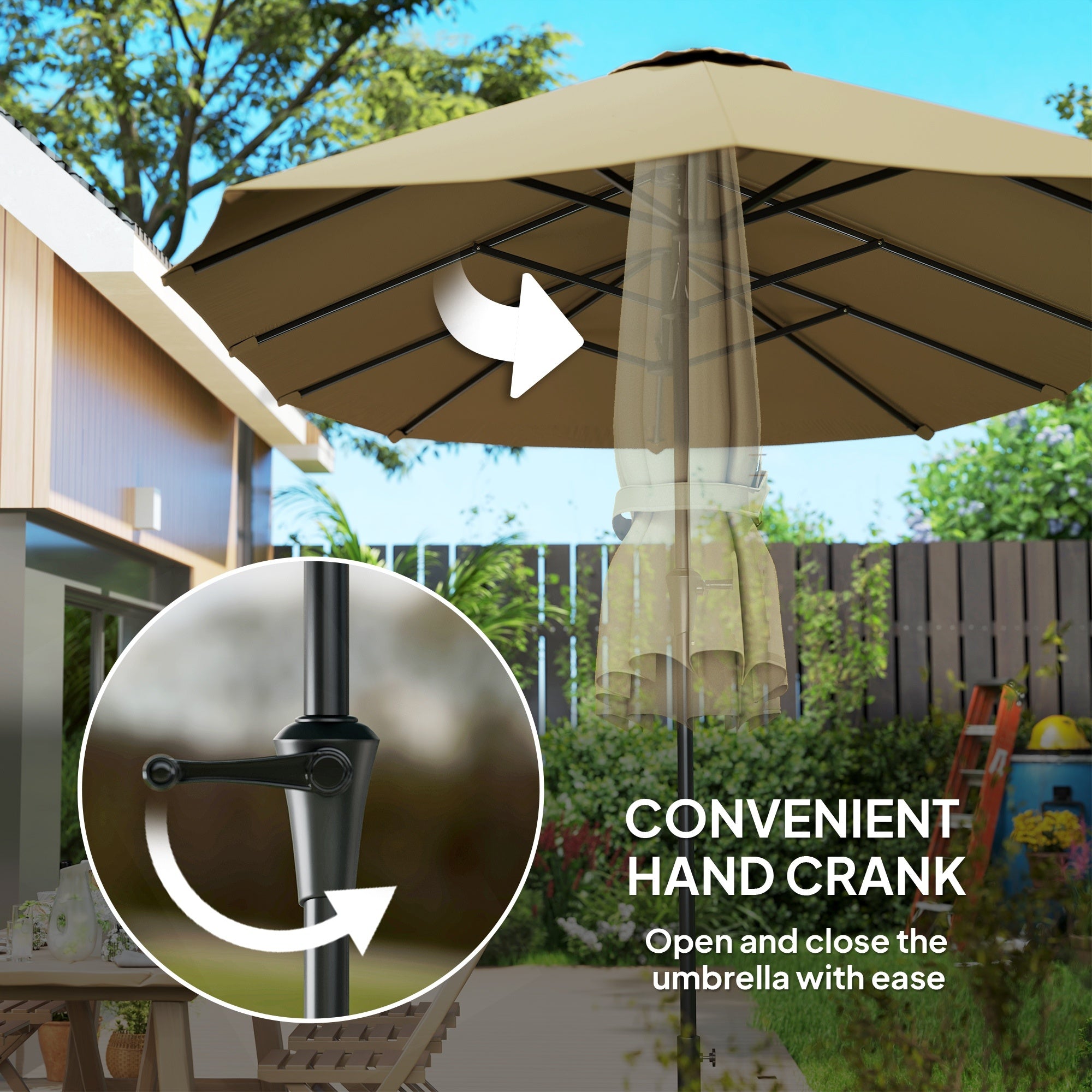 Outdoor Beach Umbrella, - Outdoor Chilling