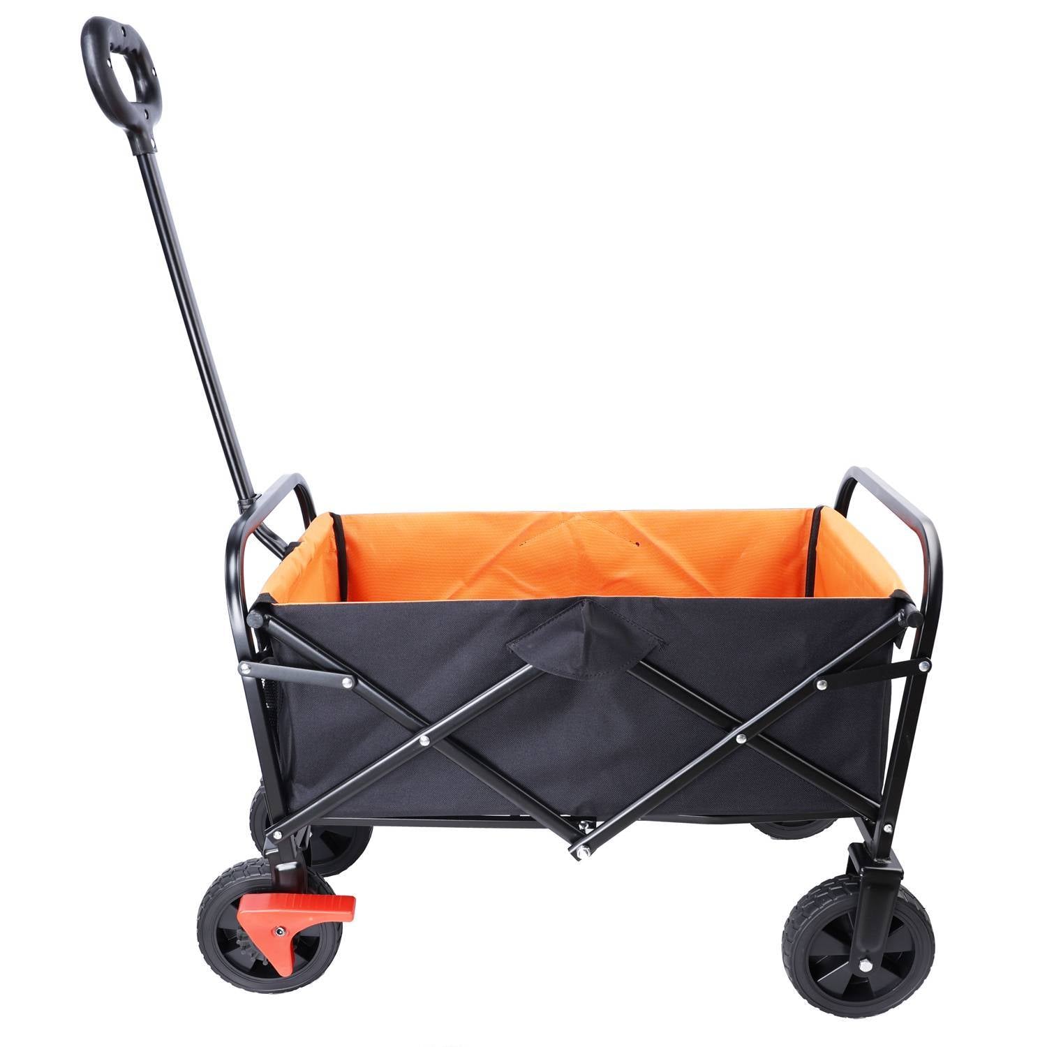 Mini Folding Wagon Garden Shopping Beach Cart - Outdoor Chilling