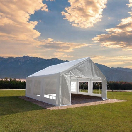 20x20 Feet Party Tent Heavy Duty Marquee Canopy Outdoor Wedding Tent Carport Events Shelter Tent For Parties BBQ With Storgae Carry Bags - Outdoor Chilling