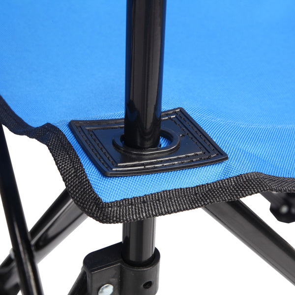 Outdoor Beach Fishing Chair With Umbrella In Blue - Outdoor Chilling