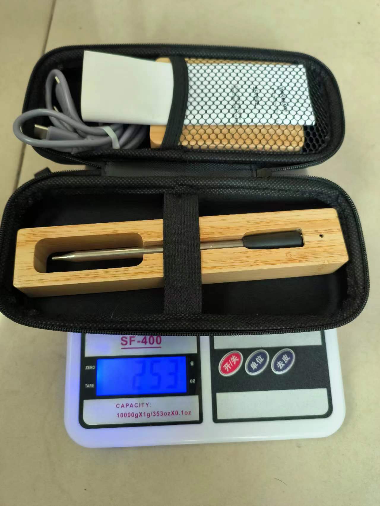 Wireless Bluetooth Barbecue Kitchen Food Thermometer - Outdoor Chilling