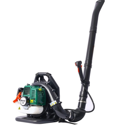 OSAKAPRO 52CC 2-Cycle Gas Backpack Leaf Blower With Extension Tube, green - Outdoor Chilling