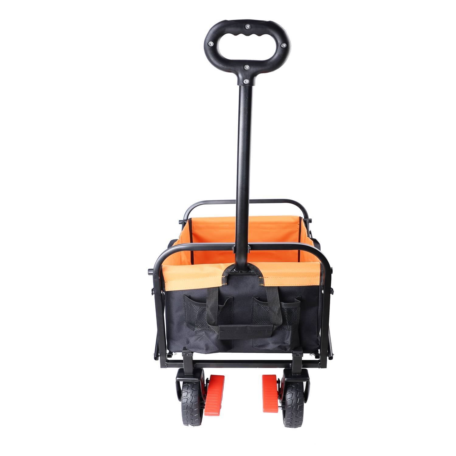 Mini Folding Wagon Garden Shopping Beach Cart - Outdoor Chilling