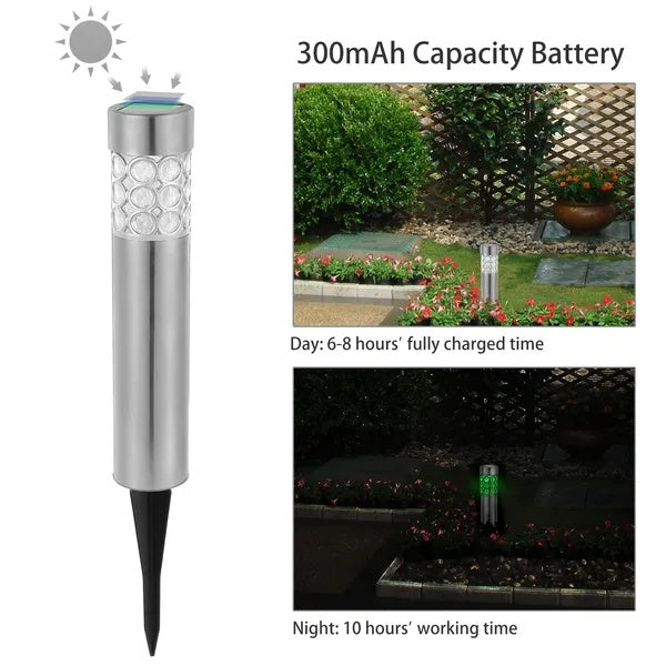 6 Pack Outdoor Solar Light IP44 Waterproof RGB Garden Lamp Landscape Lawn DEcor Light By Kacuyelin Boutique Store - Outdoor Chilling