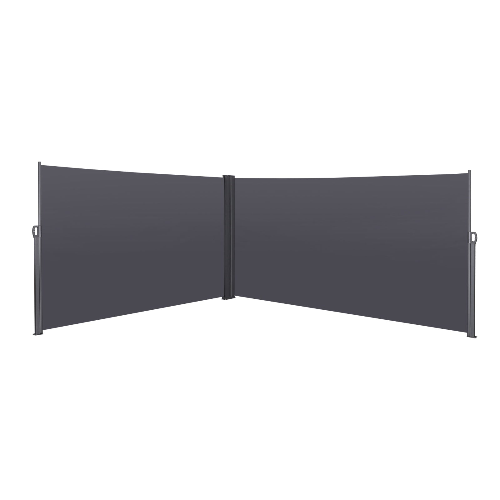 276 X 71Retractable Side Awning, Waterproof & UV-Resistant, Privacy Screen Divider Roll Up Balco - Outdoor Chilling