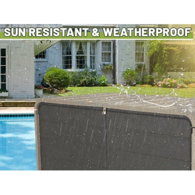 260 Gallon Plastic Deck Box, Large Patio Storage Box With Lock, Wheels Waterproof Lid For Outdoor Cushions, Garden And Pool Supplies Gray - Outdoor Chilling