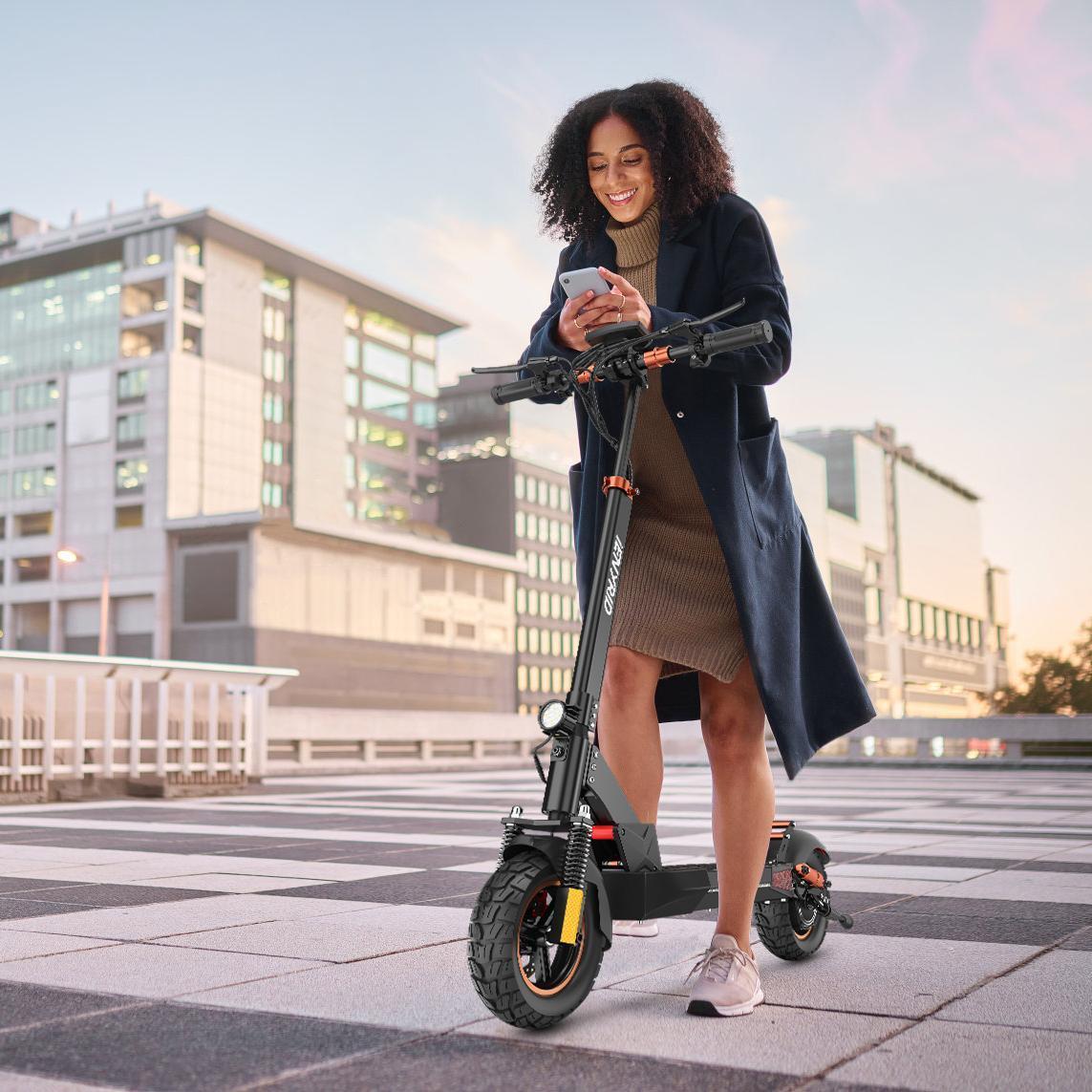 New IE Kugou M4 Pro S With Seat High Speed Electric City Scooter Suitable For Young Adults Teenagers - Outdoor Chilling