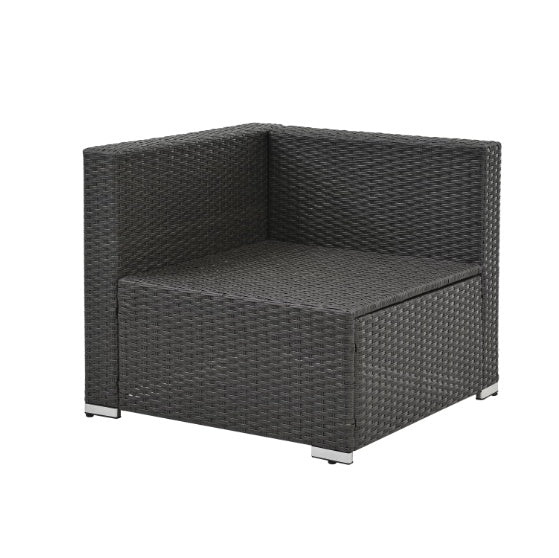 Patio Furniture PE Rattan And Tempered Glass Table - Outdoor Chilling