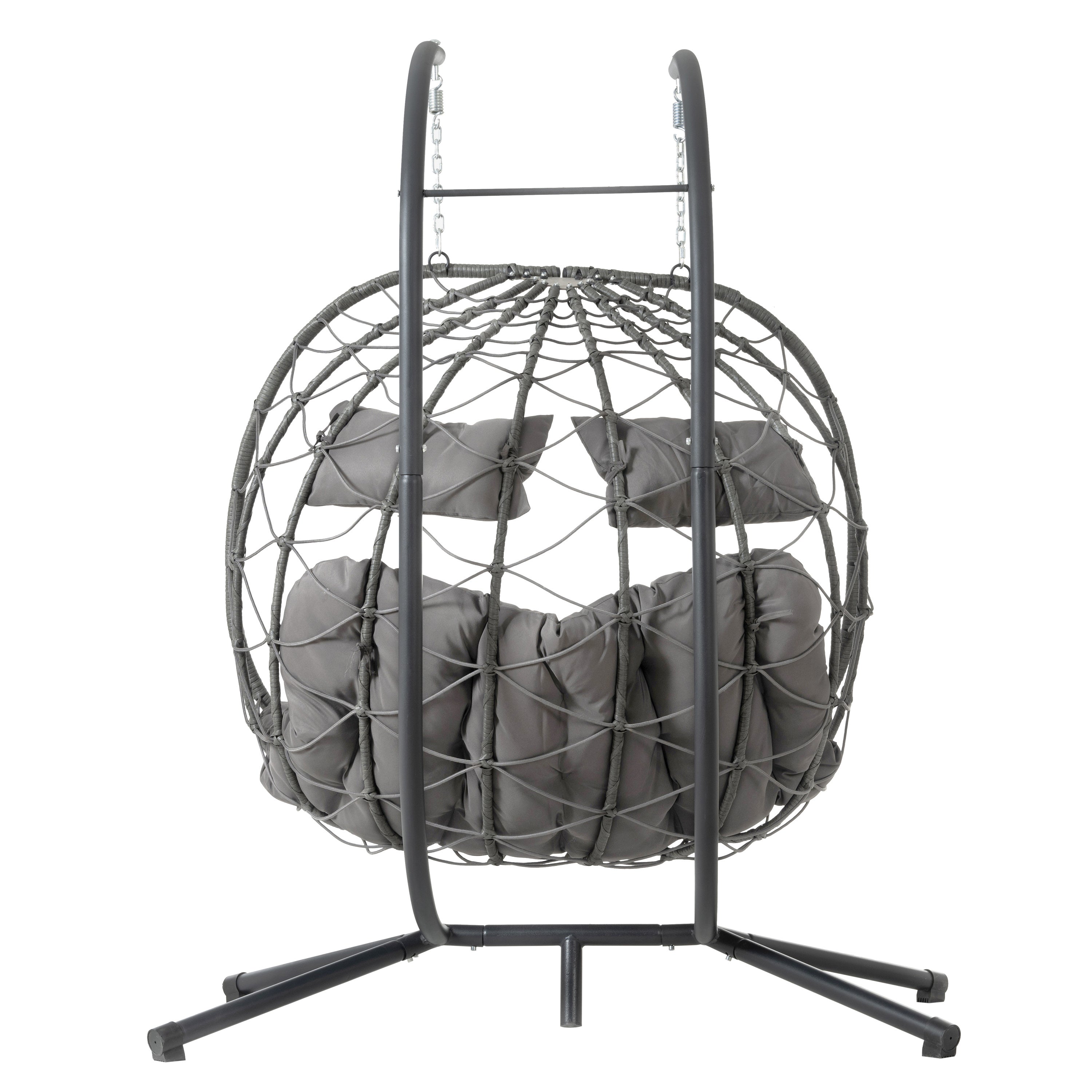 Two Person Hanging Egg Chair - Outdoor Chilling