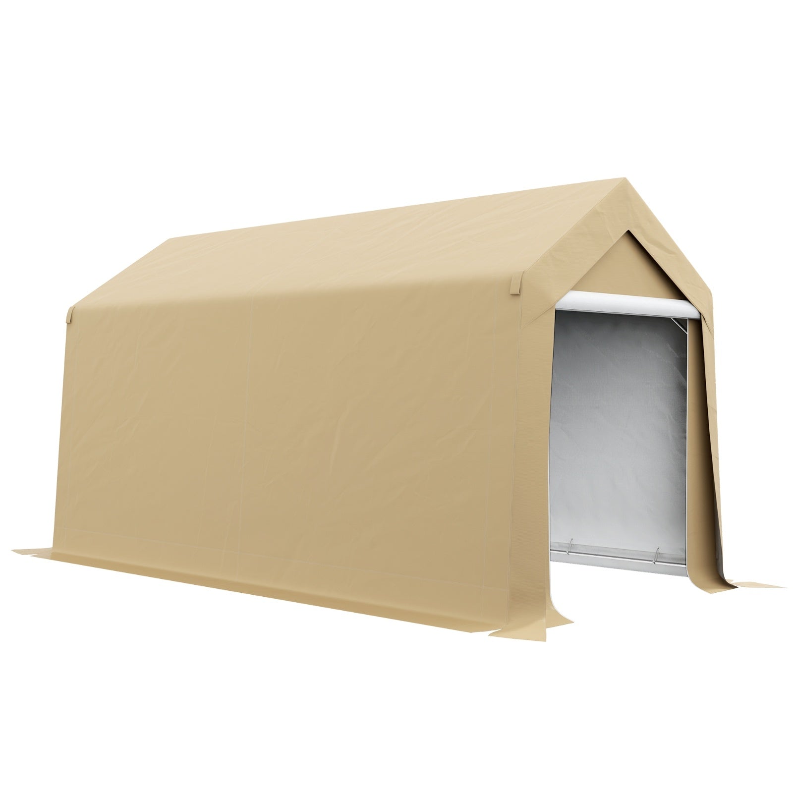 Outsunny 7' X 12' Garden Storage Tent, Heavy Duty Outdoor Shed, Waterproof Portable Shed Storage She - Outdoor Chilling