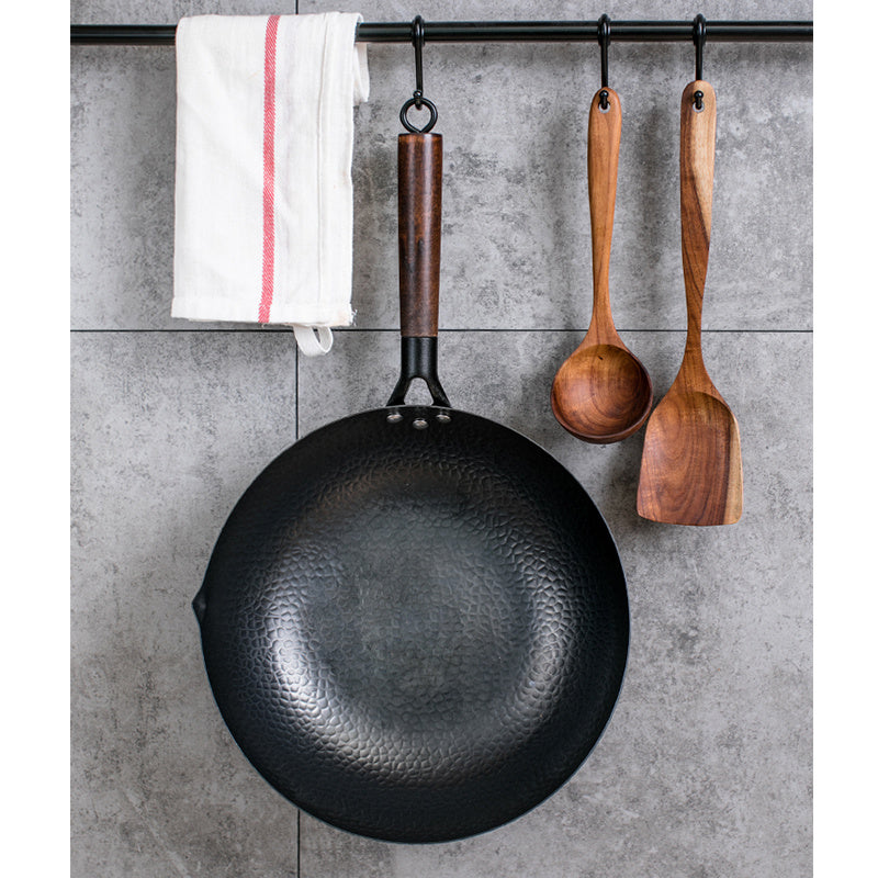 Iron Pan Traditional Iron Wok Handmade - Outdoor Chilling