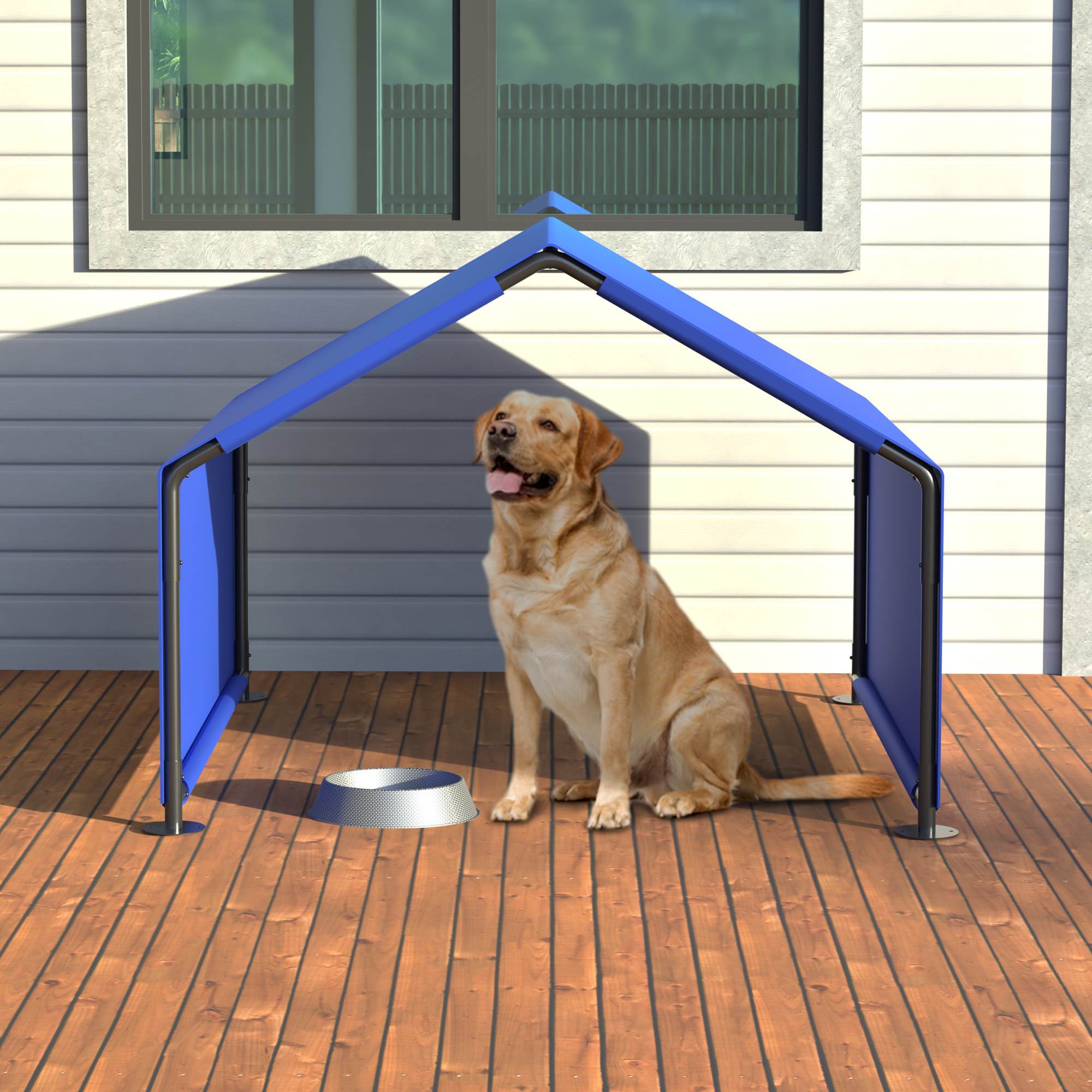 Dog Shade Shelter Outdoor Tent For Small Medium Dogs, Waterproof Sun Protection Pet House For Dogs, Small Animals And Livestock - Outdoor Chilling