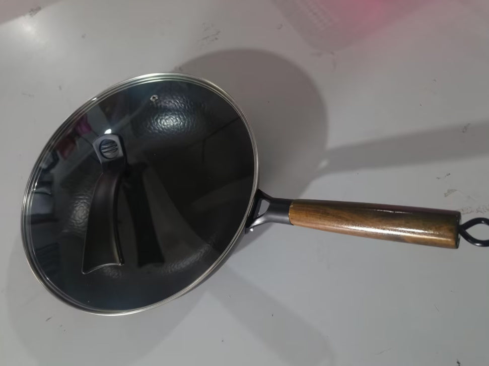 Iron Pan Traditional Iron Wok Handmade - Outdoor Chilling