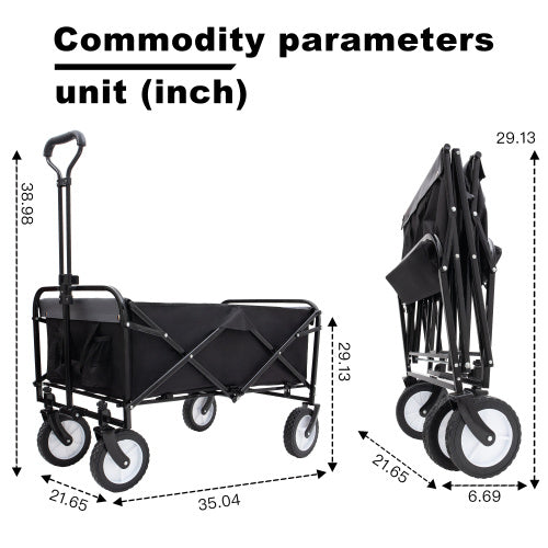 Collapsible Folding Carriage For Camping, Shopping, Sports, Decoration, Fishing Support ATV Utility Vehicle - Outdoor Chilling