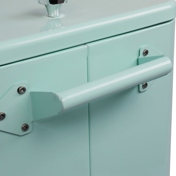 Mint Green Freezer Insulation Trolley 91x84.5x38.5cm Rectangular Plastic Box Freeze Insulation - Outdoor Chilling