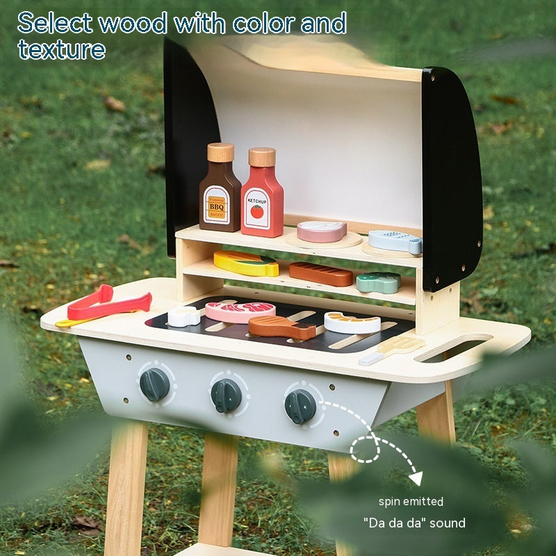 Baby Nordic Style Simulation Kitchen Barbecue Toys - Outdoor Chilling