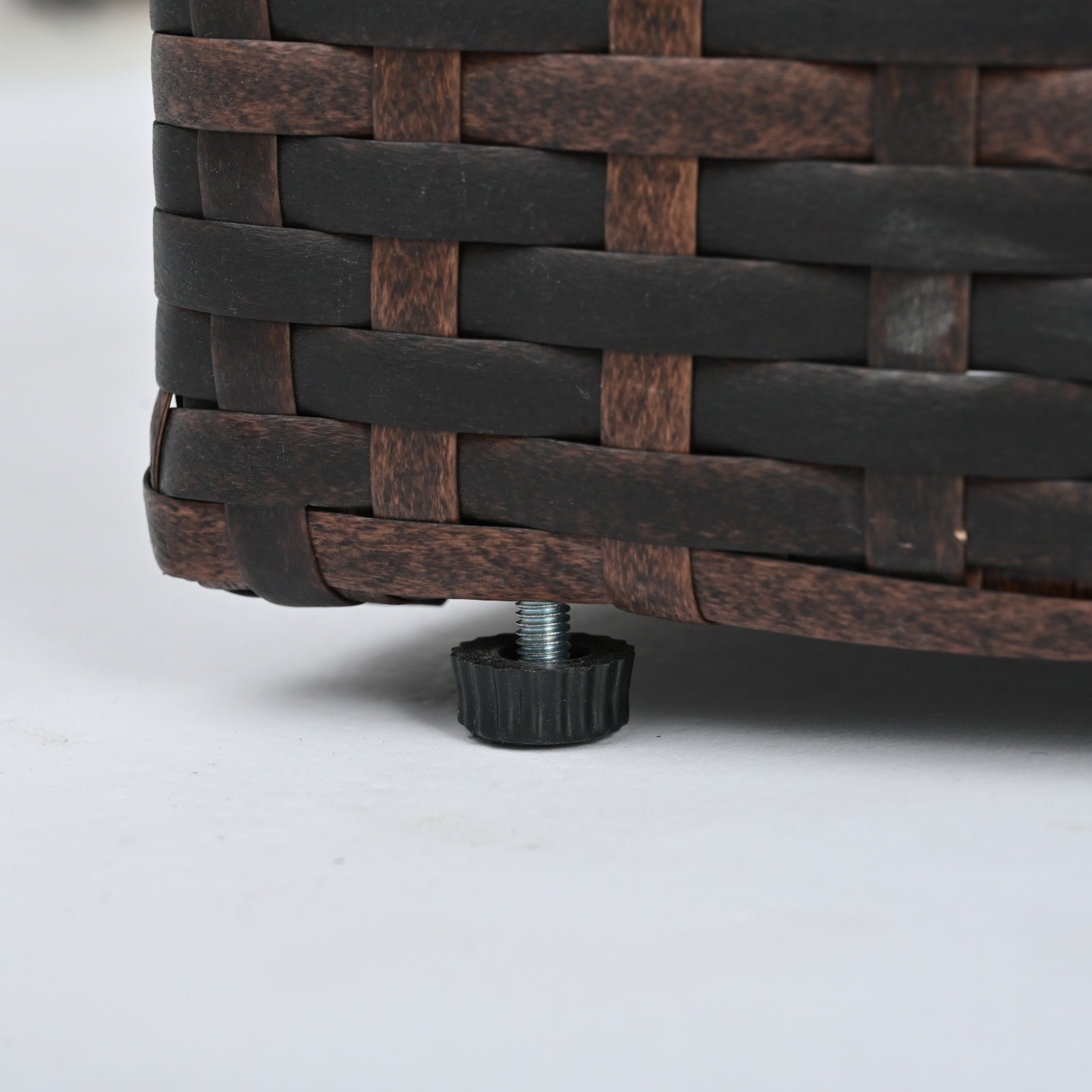 Patio Furniture, Outdoor Furniture, Seasonal PE Wicker Furniture, 5 Set Wicker Furniture With Temper - Outdoor Chilling