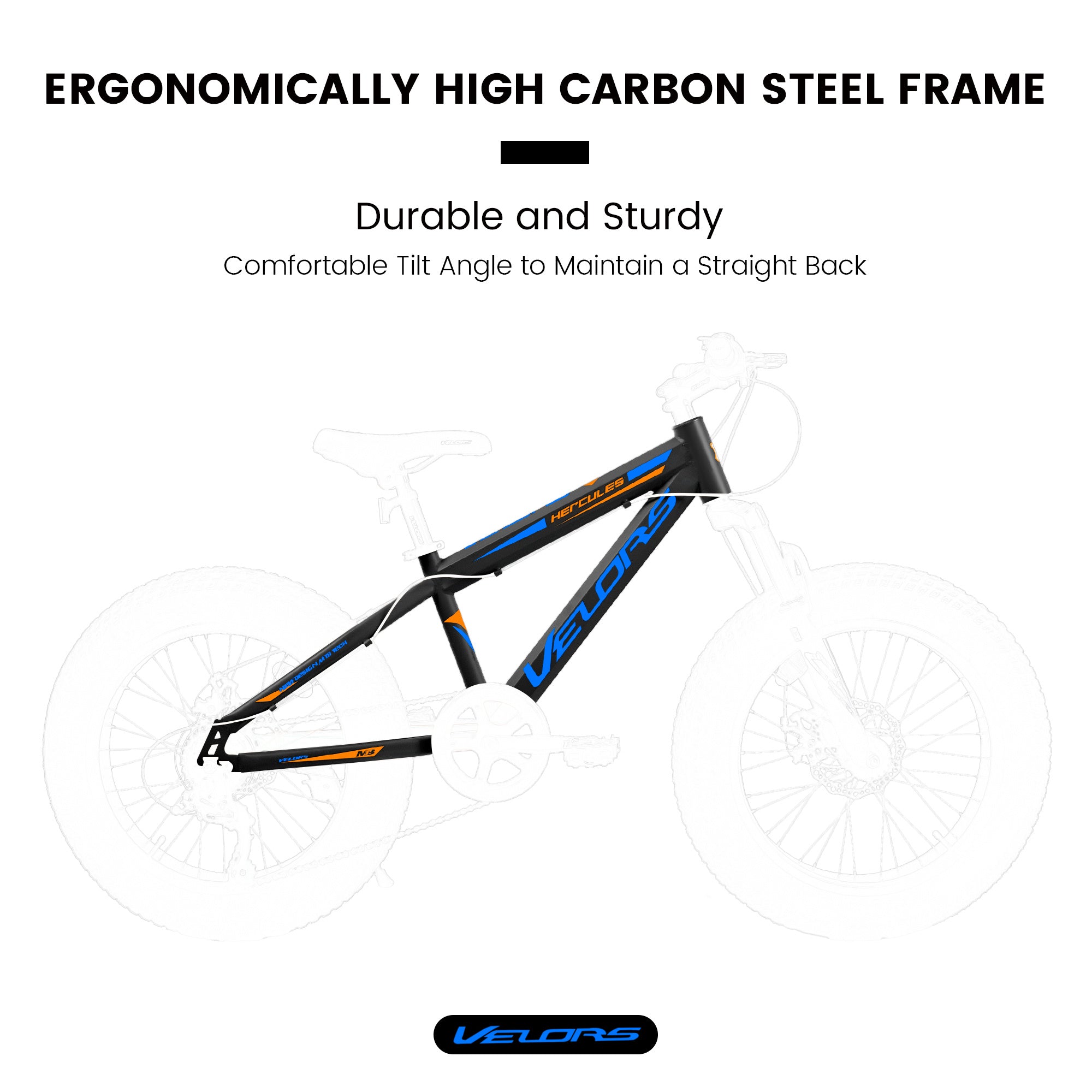 V20235 20 Inch Fat Tire Bike 7 Speed Mountain Bike, Dual Disc Brakes, High Carbon Steel Frame, Front Suspension, Mountain Buggy, City Commuter City Bike, Fat Tire Bike - Outdoor Chilling
