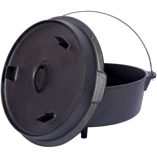 Outdoor Camping Deep Pot, Suitable For Camping Fireplace Cooking Barbecue Baking Campfire - Outdoor Chilling