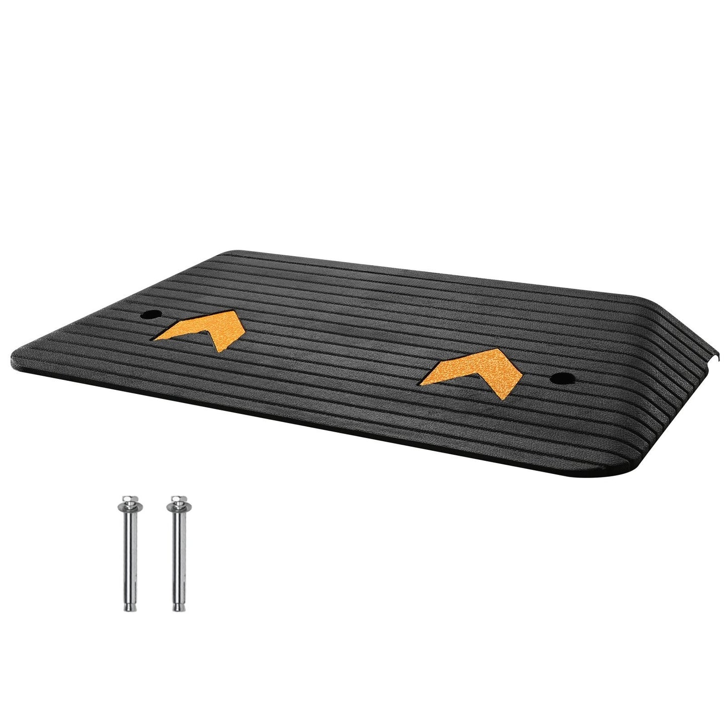 Upgraded 3inch Natural Rubber Threshold Ramp - Heavyduty Anti Slip Design With Single Drain Sink Supports Up To 33000 Pounds, Not Available On Weekends, Banned From Amazon