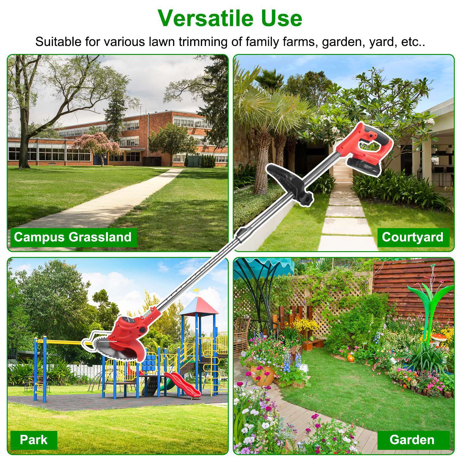 Adjustable Telescopic Weed Trimmer - Outdoor Chilling
