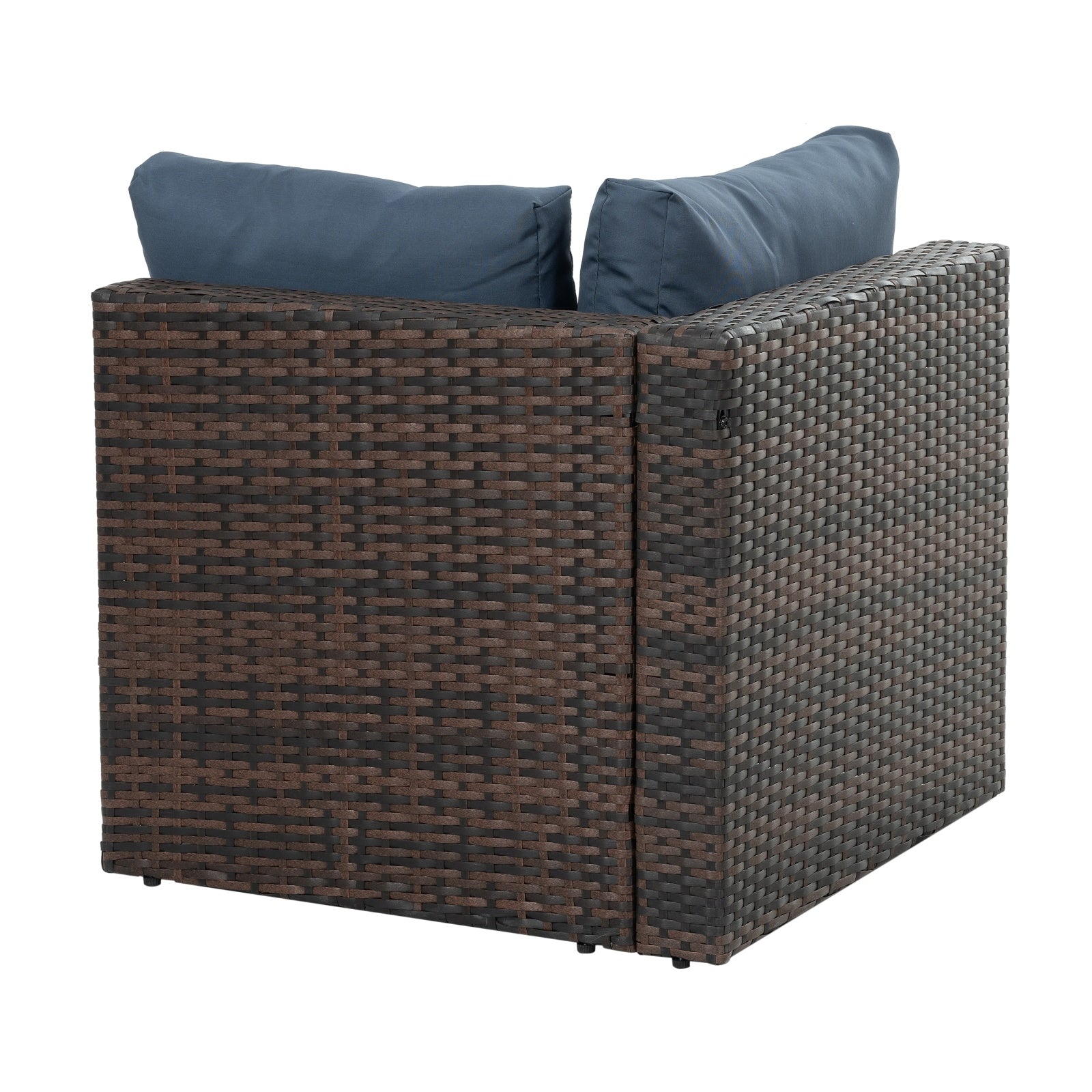 Patio Furniture, Outdoor Furniture, Seasonal PE Wicker Furniture, 5 Set Wicker Furniture With Temper - Outdoor Chilling