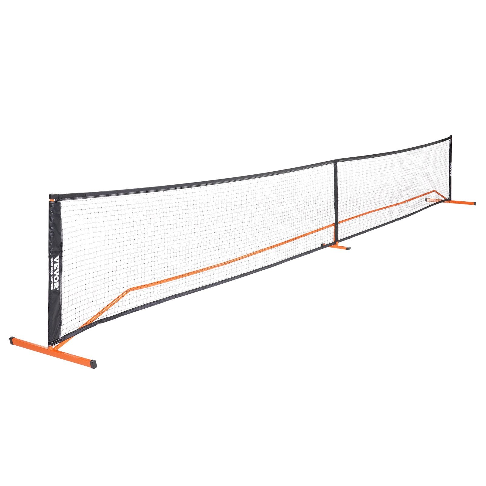 VEVOR Pickleball Net Set, 22FT Regulation Size Portable Pickleball System With Carrying Bag & Balls & Paddles, Weather Resistant Steady Metal Frame & Strong PE Net, For Outdoor Backyard, Driveway