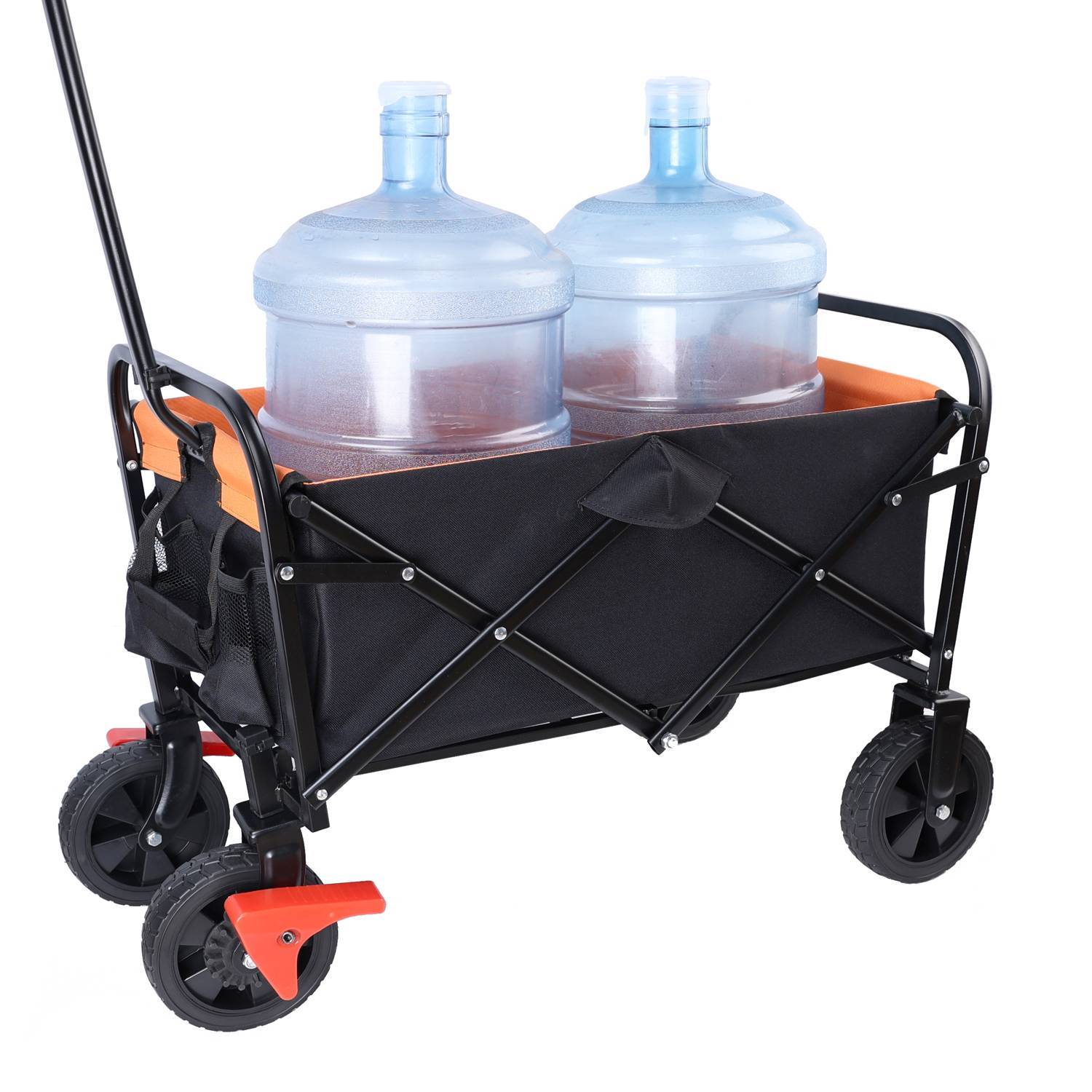 Mini Folding Wagon Garden Shopping Beach Cart - Outdoor Chilling
