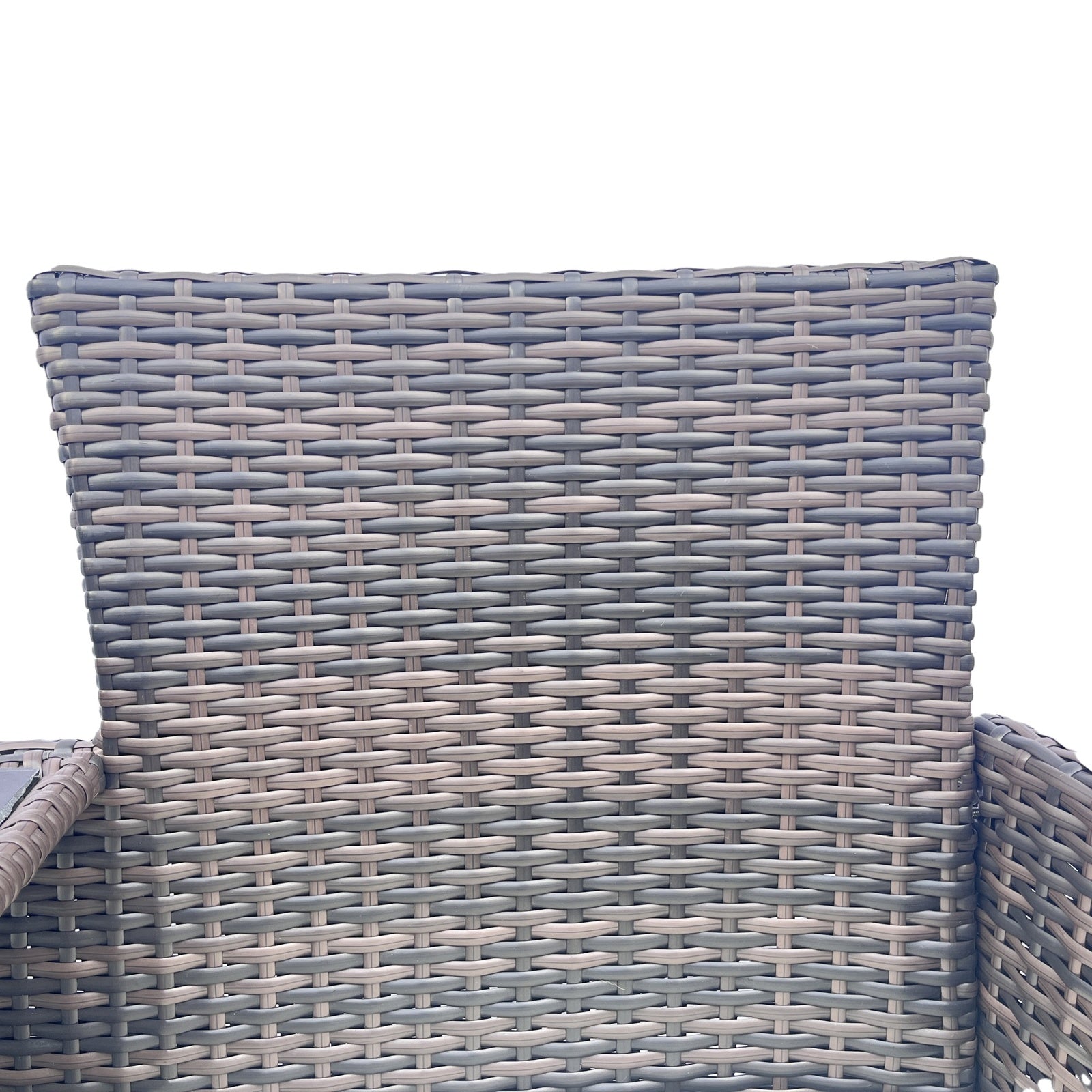 Wicker Patio Conversation Furniture Set, Outdoor Furniture Set With Removable Cushions & Table, Temp - Outdoor Chilling