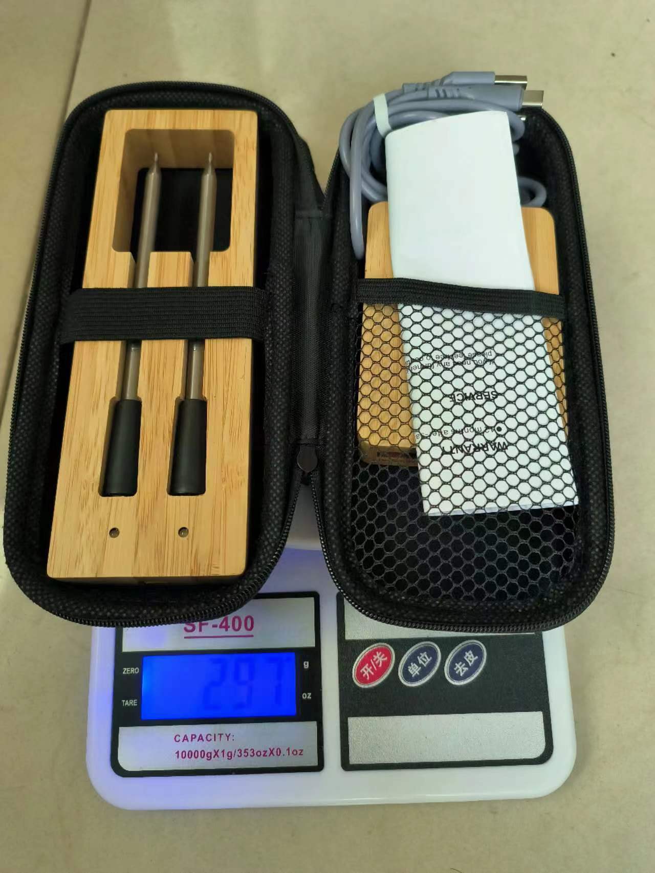 Wireless Bluetooth Barbecue Kitchen Food Thermometer - Outdoor Chilling