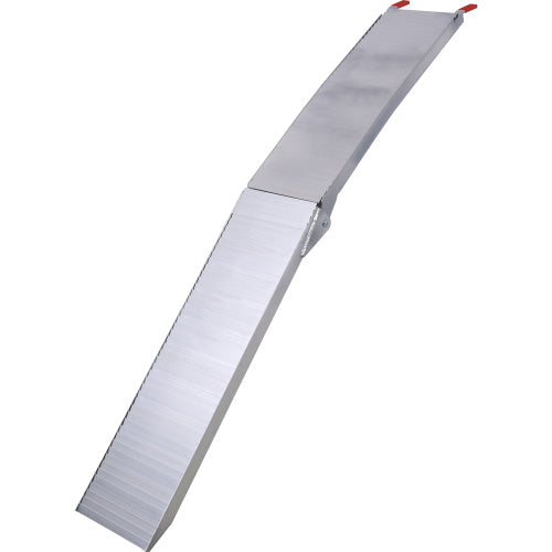 Truck Ramps, 80x12Portable Loading Ramps For Pickup Trucks 1500 LBS Capacity Aluminum Folding Ramps With Handle Buckle For ATVs, Snowblower, Lawn Mowers, UTVs, Bike, 2PCS, SILVER