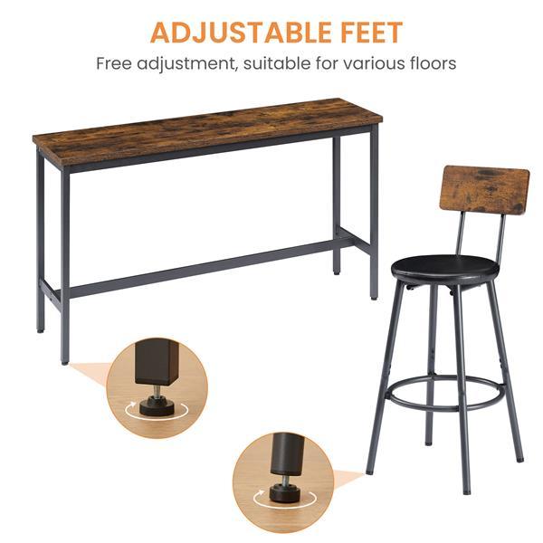 Industrial-style Bar, Table And Chairs - Outdoor Chilling