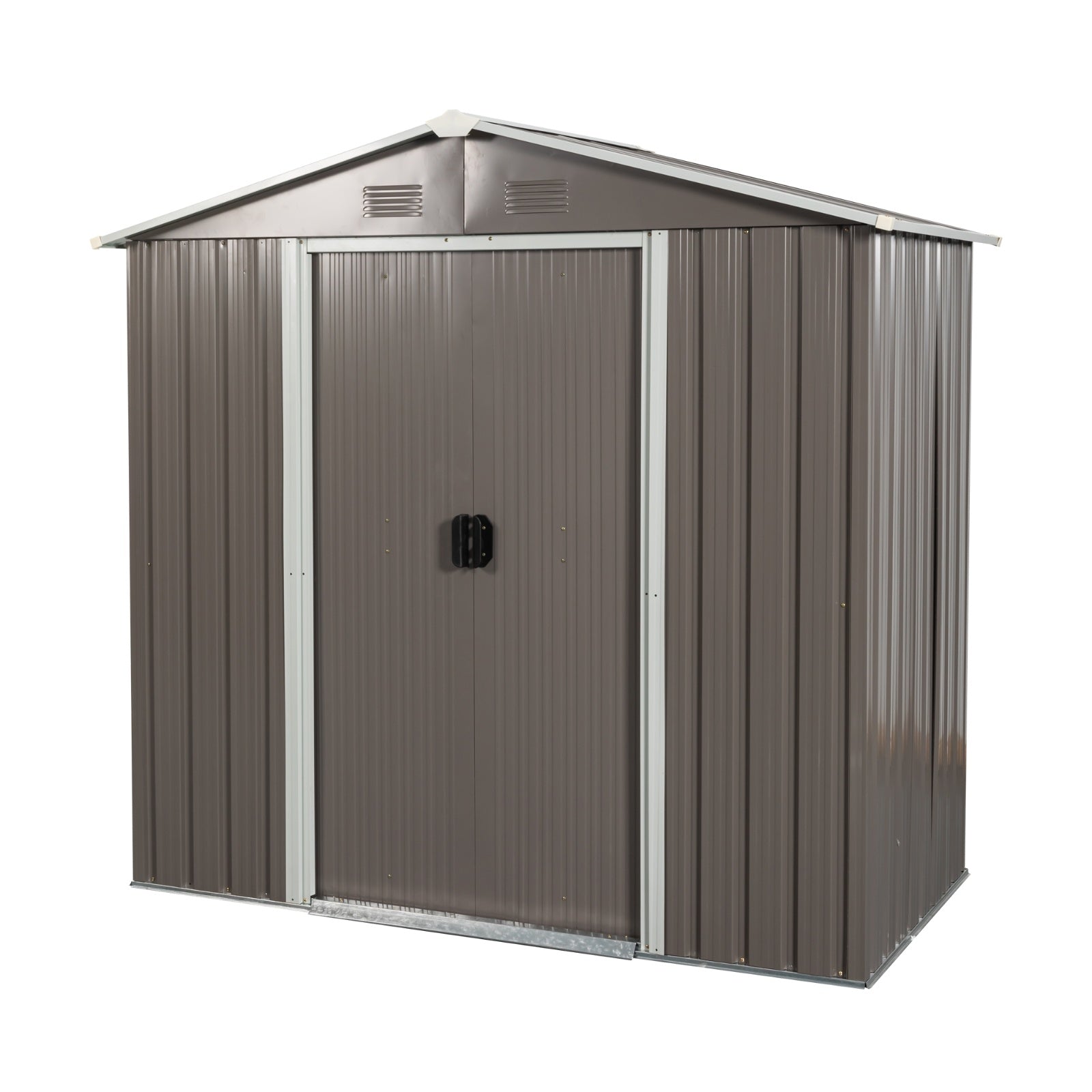 8ft X 4ft Outdoor Metal Storage Shed - Outdoor Chilling