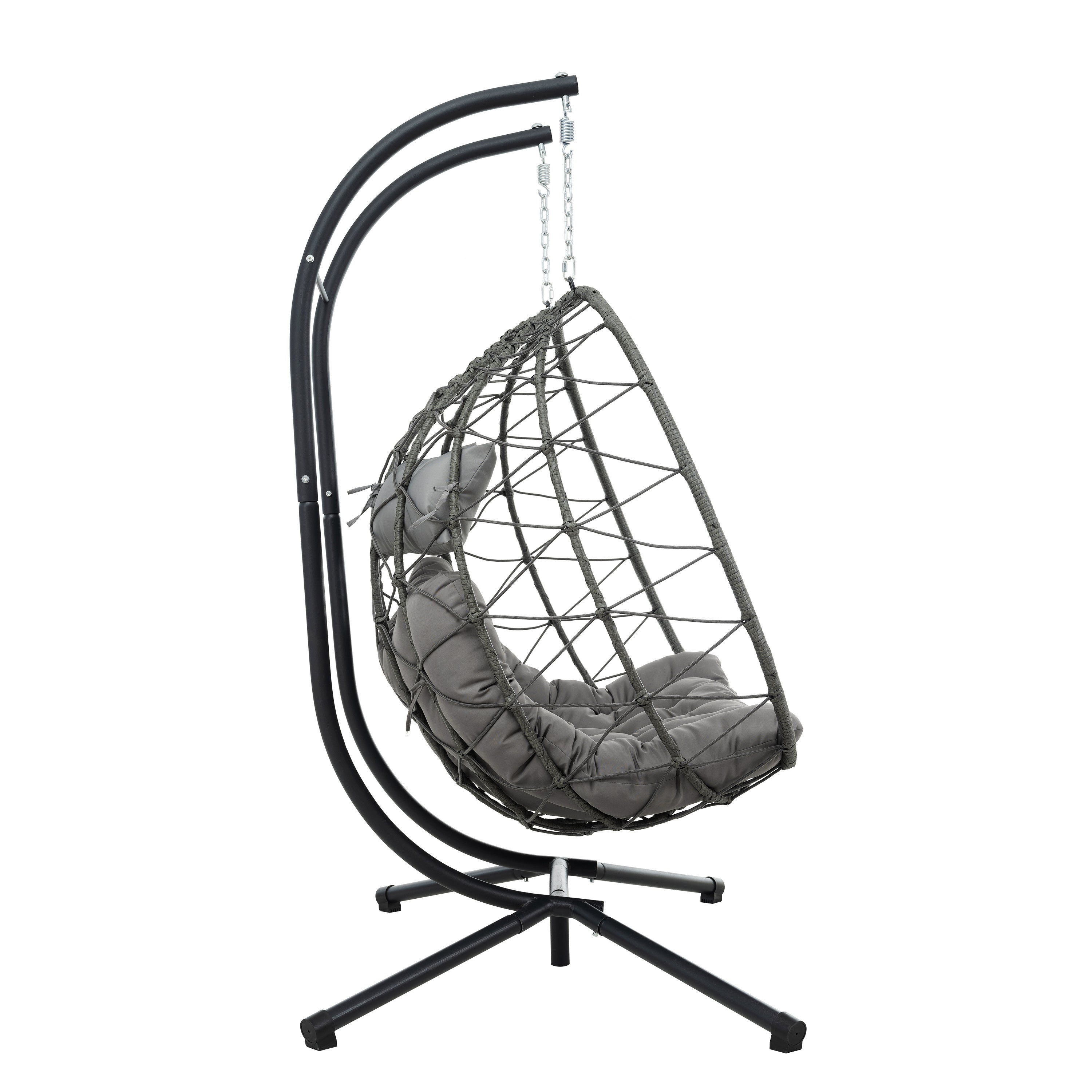 Two Person Hanging Egg Chair - Outdoor Chilling