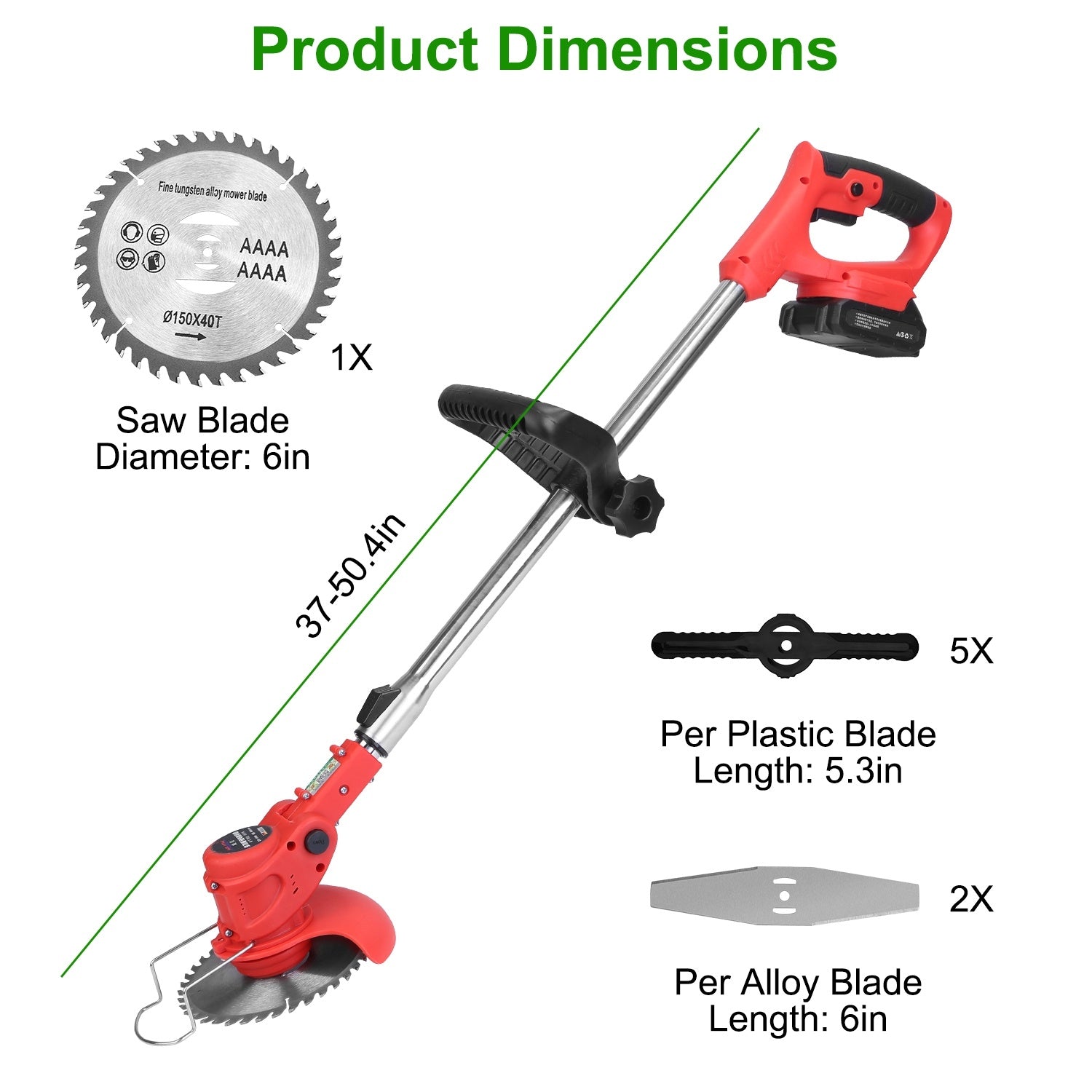 Adjustable Telescopic Weed Trimmer - Outdoor Chilling
